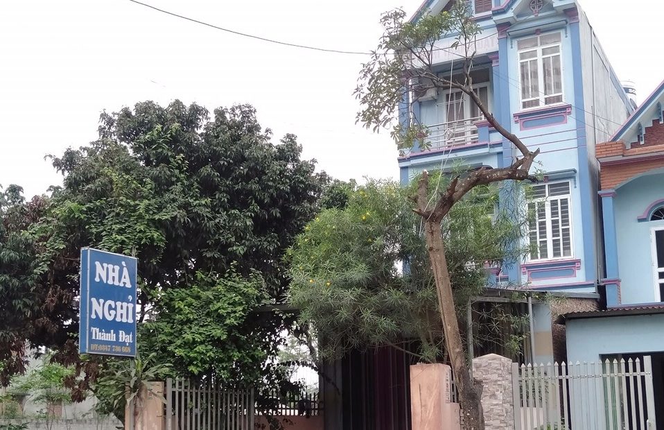 Nhà nghỉ khu trung tâm xã